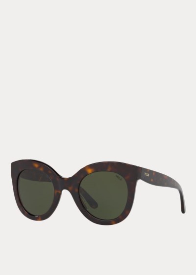 Gafas De Sol Polo Ralph Lauren Mujer Verdes Oscuro / Leopardo - Butterfly - ZXTNL7306